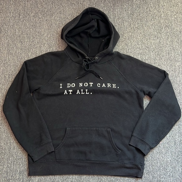 IDC—I Do Not Care At All. Pullover Hoodie GUC S - Picture 2 of 6